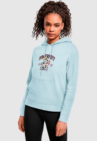 Merchcode Sweatshirt 'The Powerpuff Girls' in Blau: Vorderseite