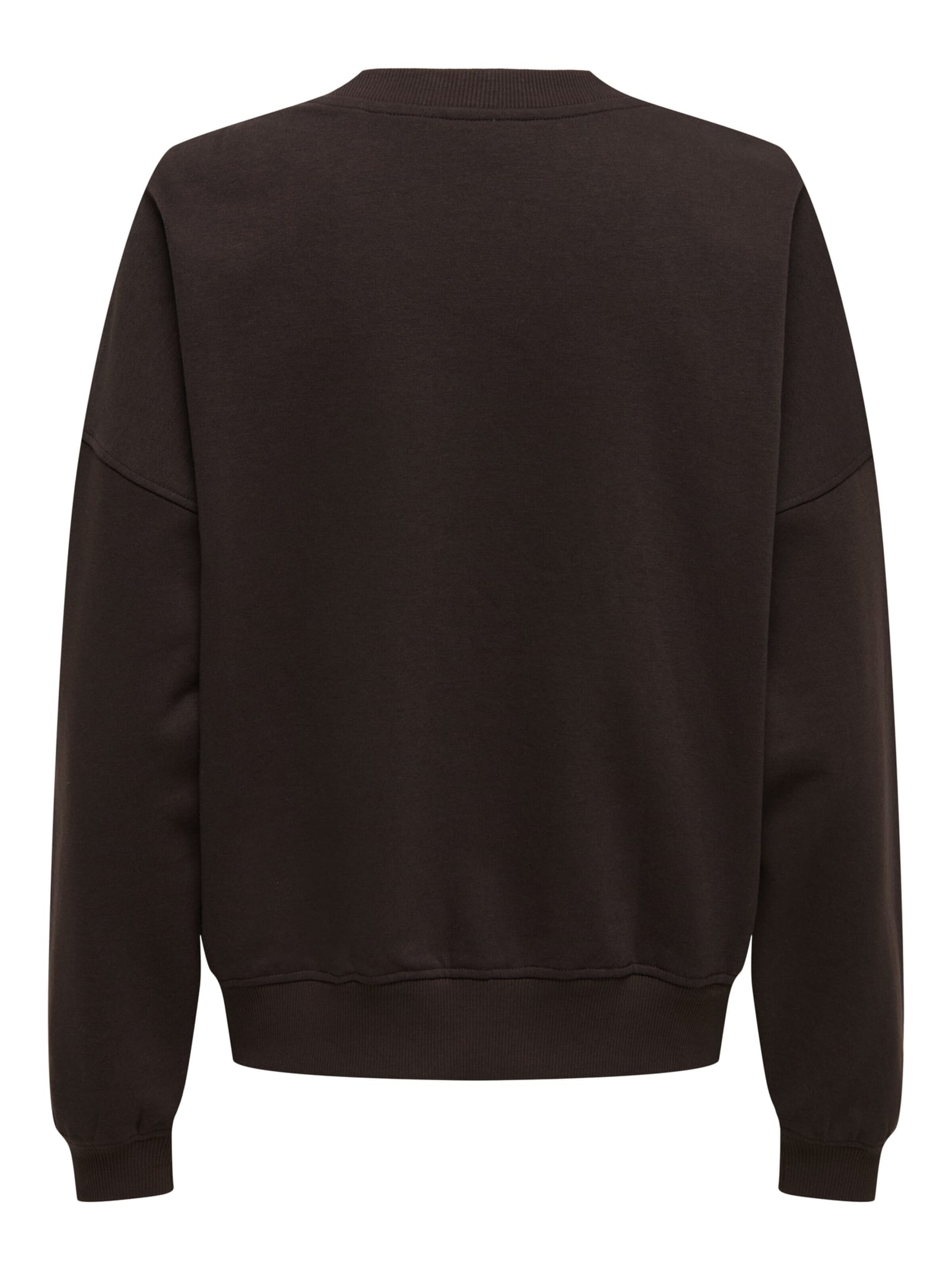 Jaqueline de Yong Sweatshirt 'Mesa' in Brown