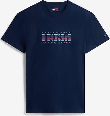 Tommy Jeans Särk, värv sinine: eest vaates