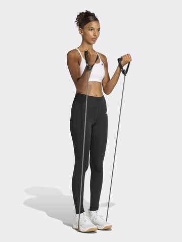 Bustier Soutien-gorge de sport 'ESS' ADIDAS PERFORMANCE en blanc : devant