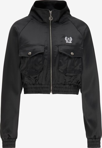 MYMO Between-Season Jacket in Black: front
