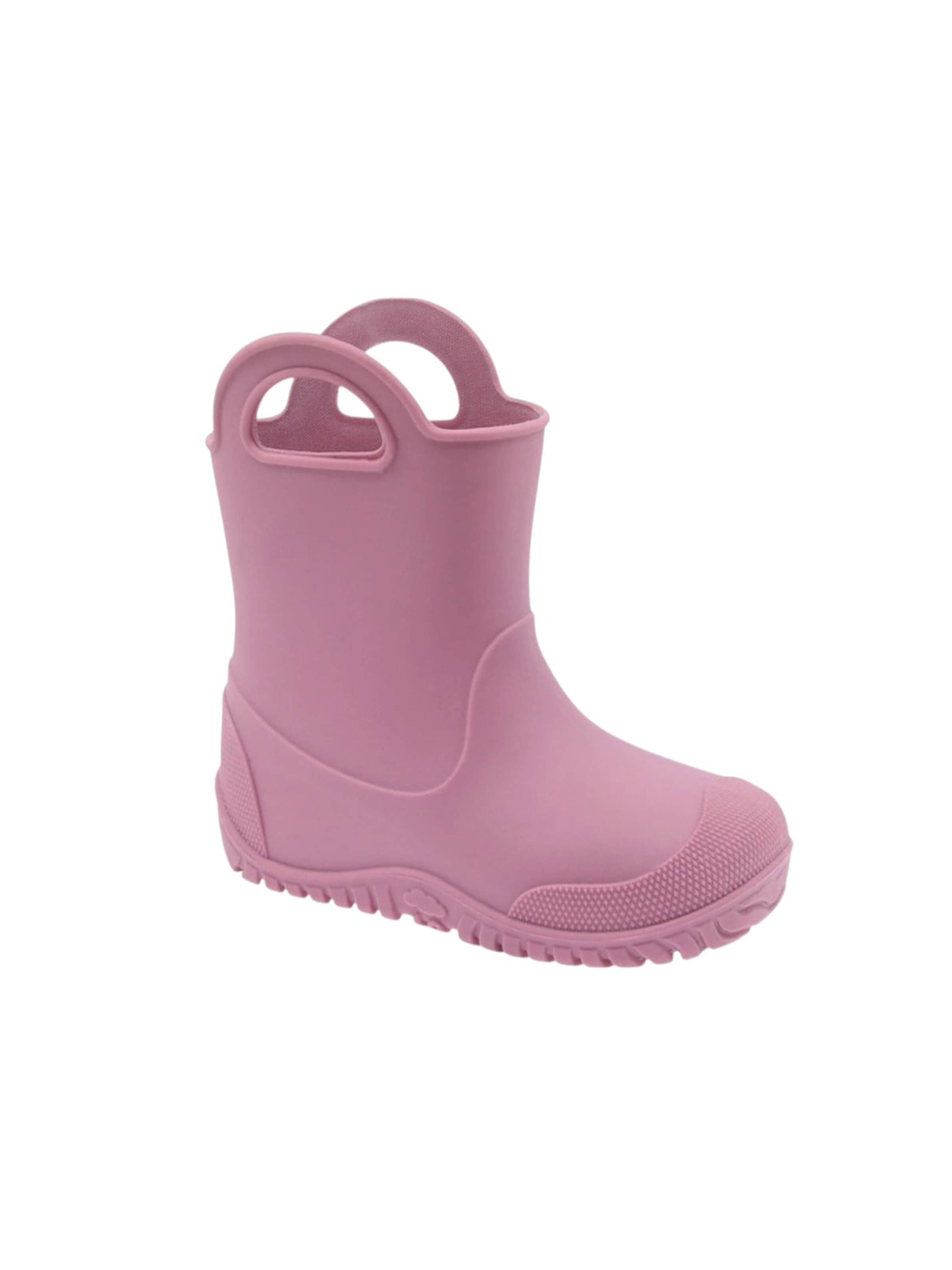 Bottes en caoutchouc Beppi en rose : devant