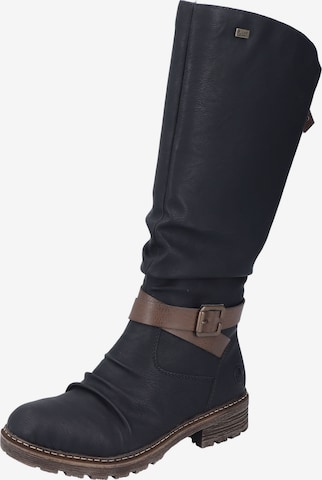 Bottes Rieker en noir : devant