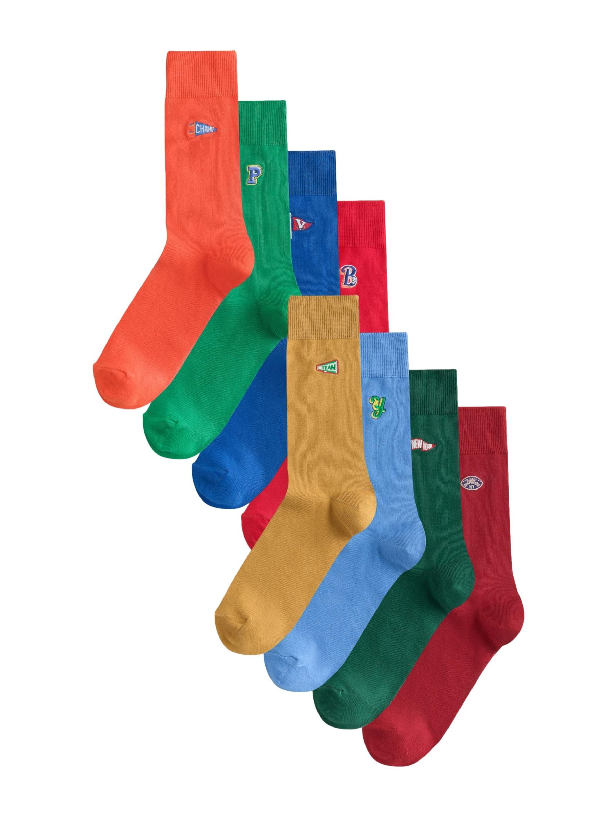 Next Socks in Beige: front