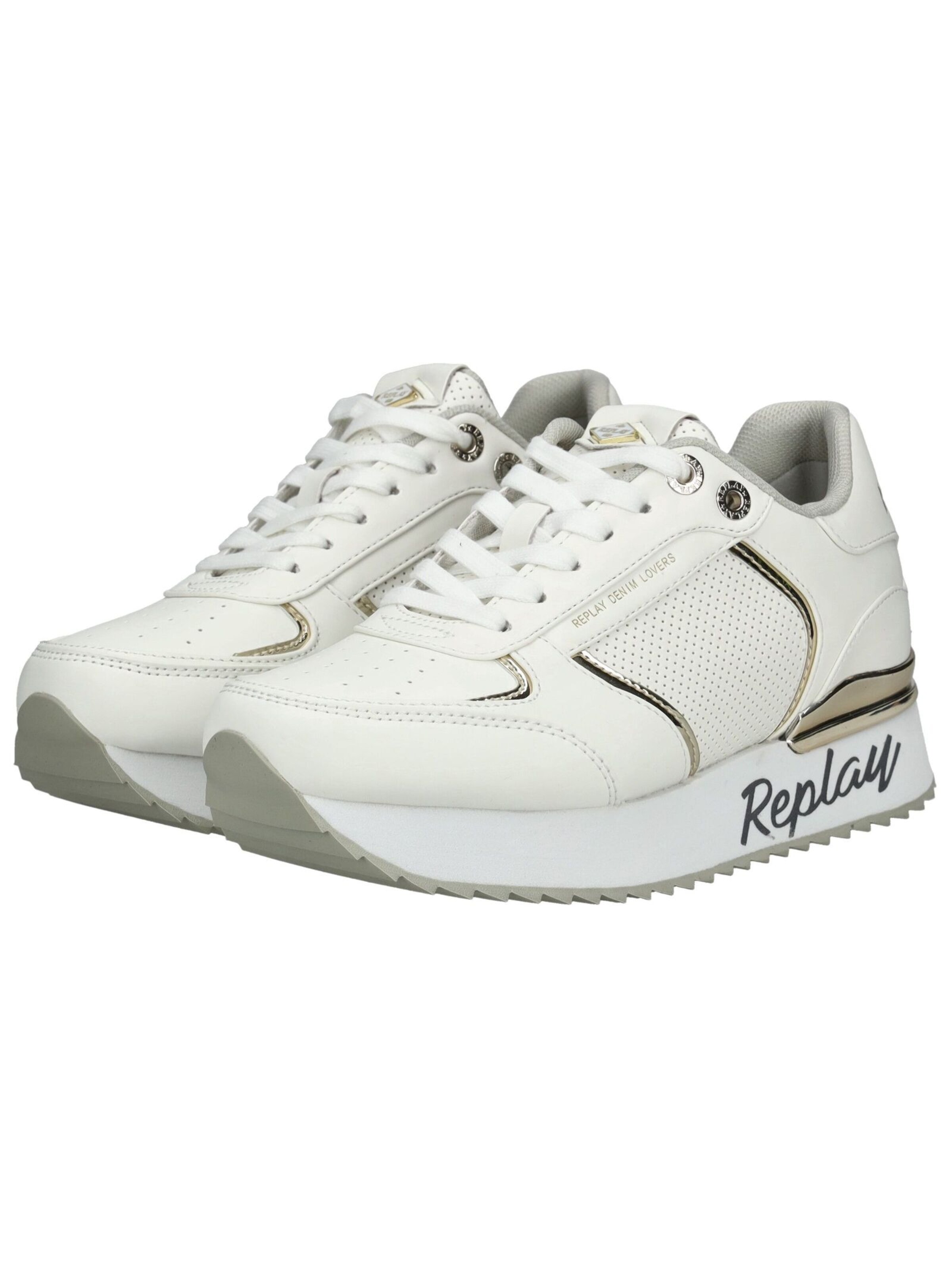 REPLAY Sneakers laag in Wit