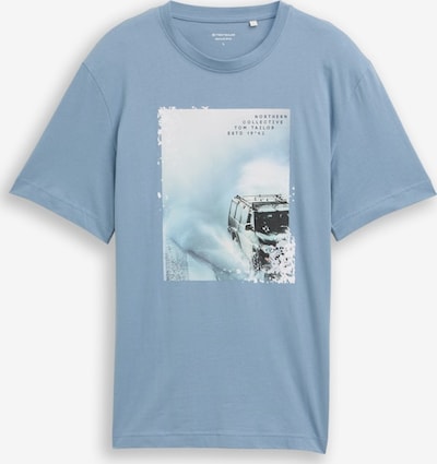TOM TAILOR Koszulka w kolorze pastelowy niebieski / jasnoniebieski / czarny / białym, Podgląd produktu