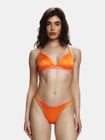 EKCENTRIK Triangel Bikinitop 'Wild Sunrise' in Oranje