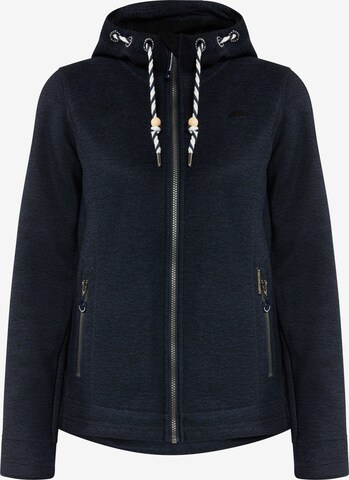 Schmuddelwedda Fleece jacket in Blue: front