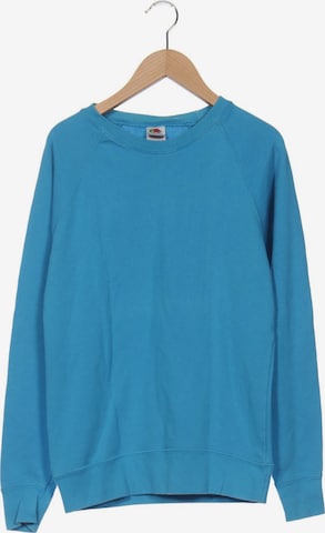 FRUIT OF THE LOOM Sweatshirt & Zip-Up Hoodie in M in Blue: front