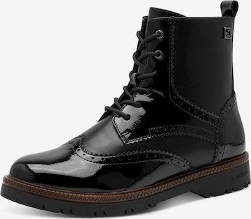Bottines à lacets s.Oliver en noir : devant