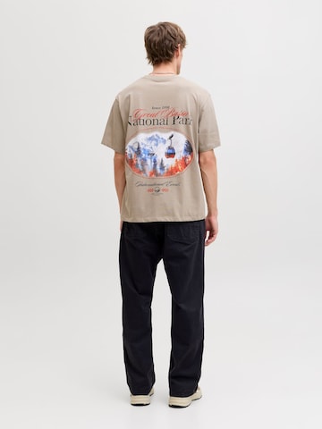 T-Shirt JACK & JONES en beige