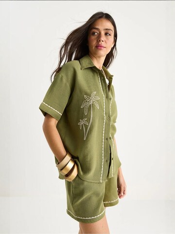 Bianco Lucci Broekpak in Groen