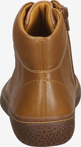 THINK! Lace-Up Ankle Boots in Brown