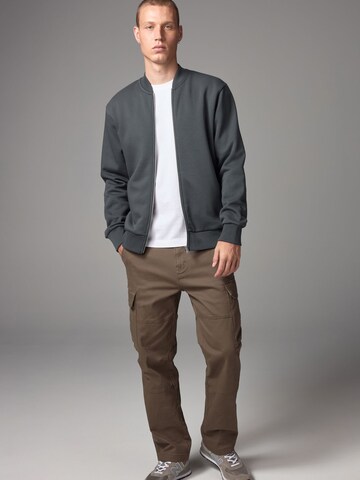 Next - Sudadera con cremallera en gris