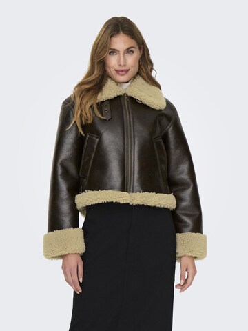 ONLY Between-season jacket 'VERONA' in Brown: front