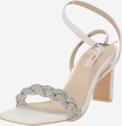 NLY by Nelly Sandal in Silver / White, Item view