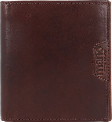 mano Wallet in Brown: front