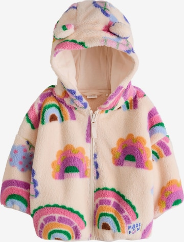 Next Fleece jas in Beige: voorkant