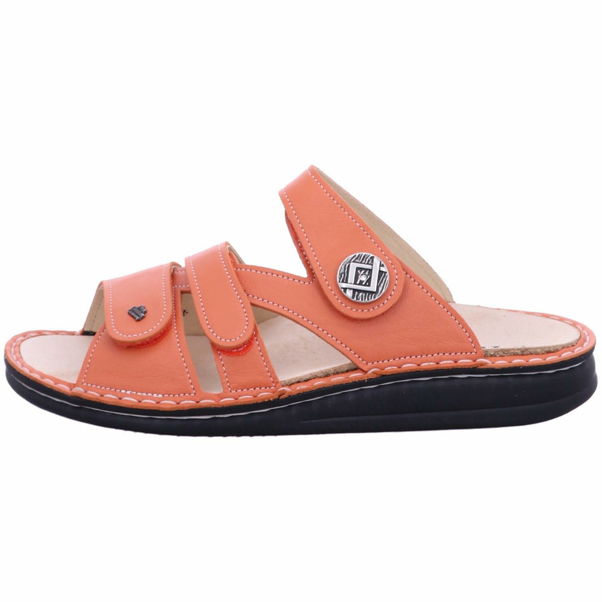 Finn Comfort Mules in Orange