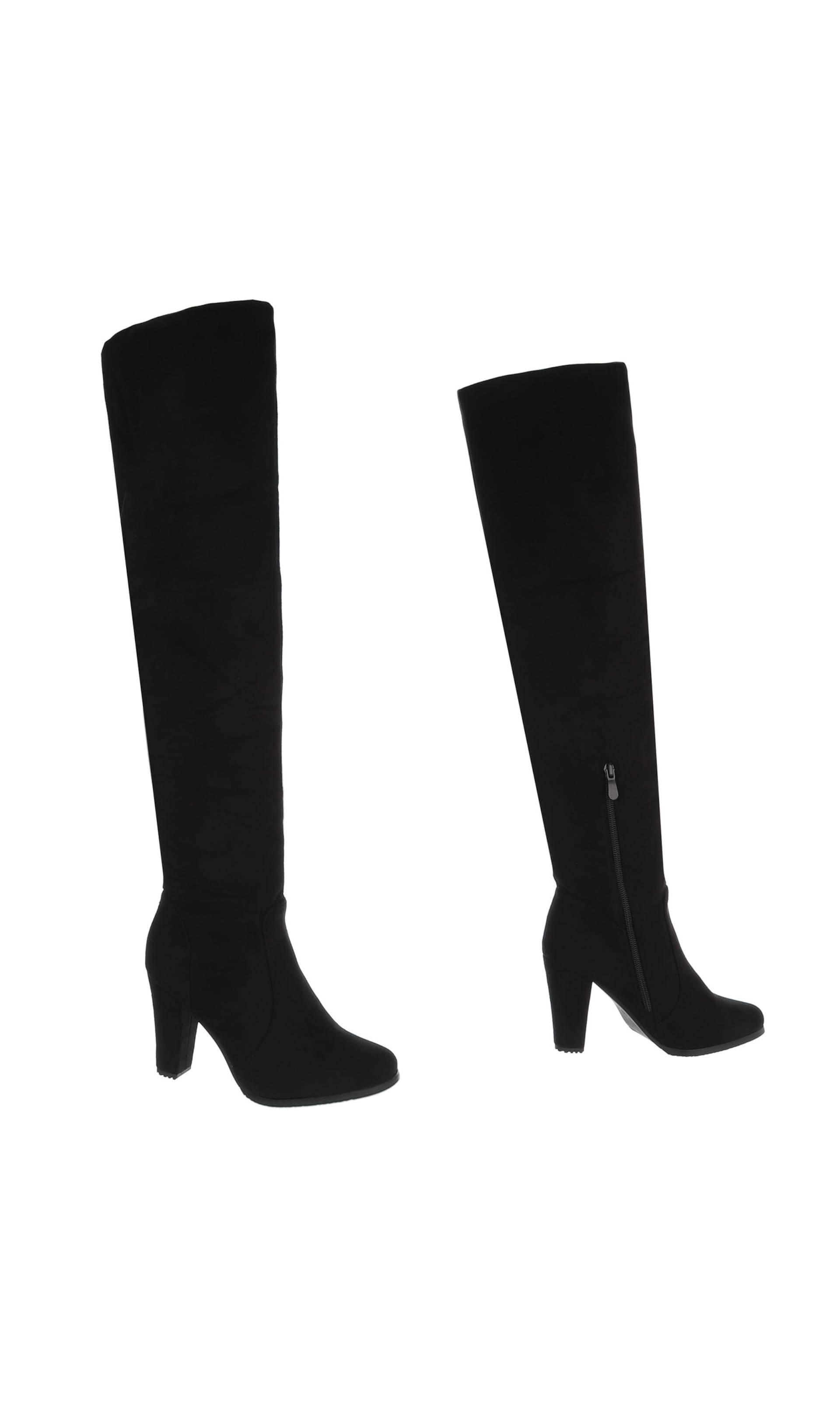 Ital-Design Overknees in Schwarz