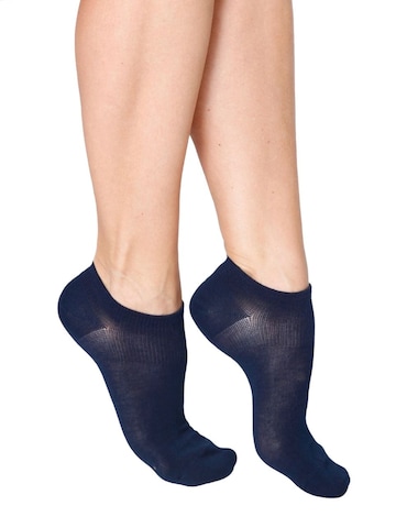 Chaussettes 'MONDI' Sokisahtel en bleu : devant