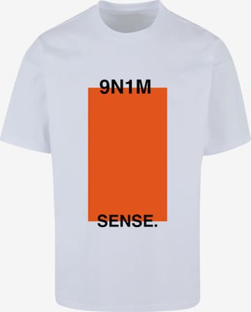 T-Shirt 9N1M SENSE en blanc : devant