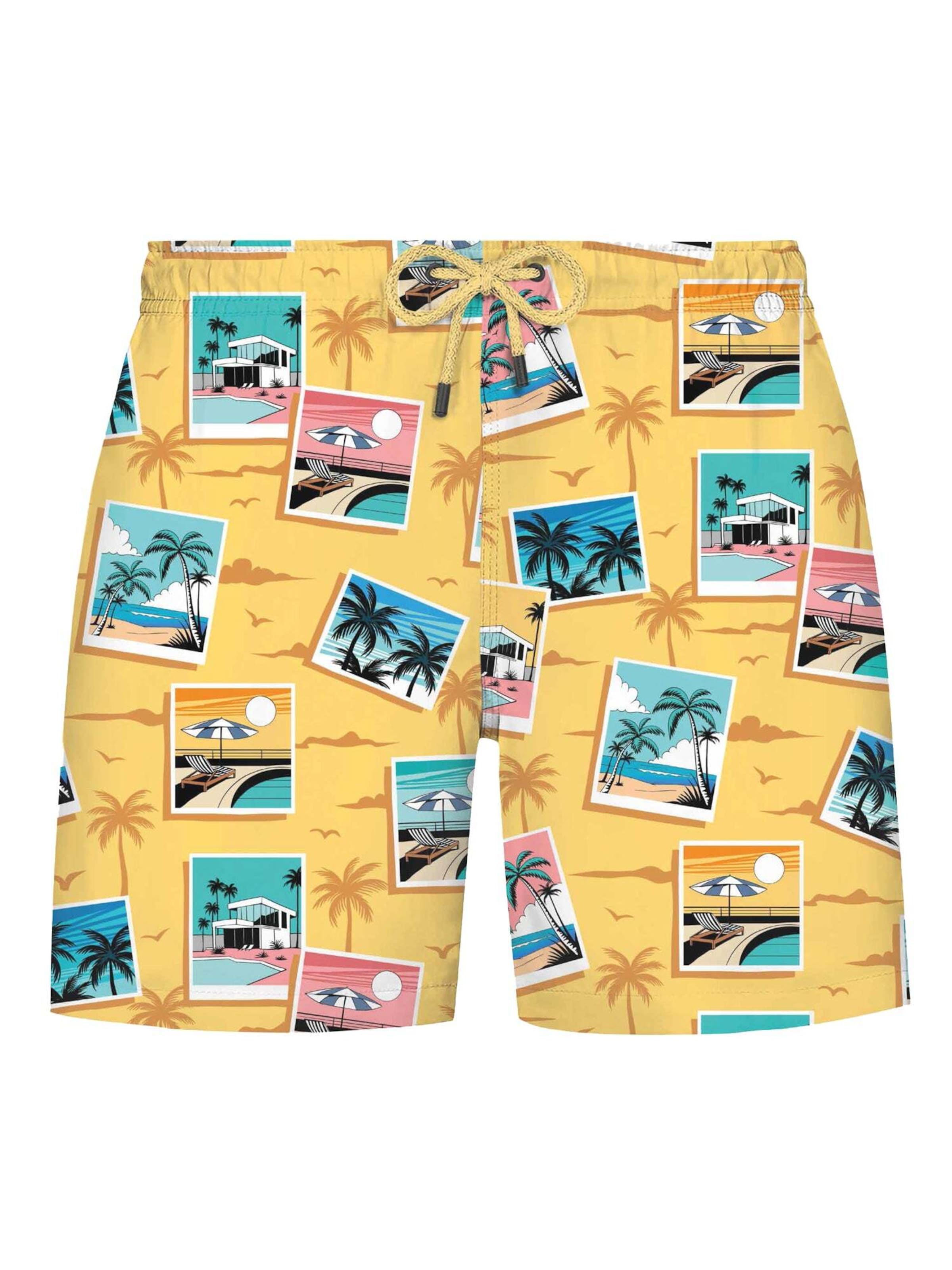 Pantaloncini da bagno di WESTMARK LONDON in giallo: frontale