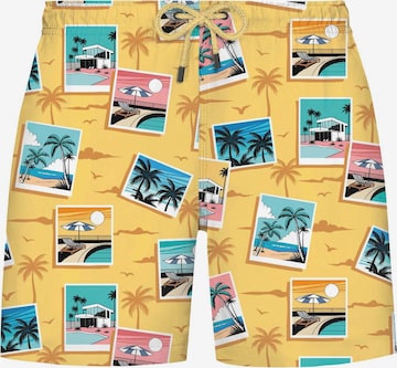 WESTMARK LONDON Board Shorts in Yellow: front