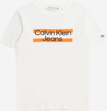 Calvin Klein Jeans Shirt in White: front