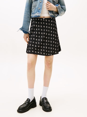 Tommy Jeans Rok in Zwart: voorkant