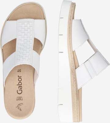 Mule 'Nappa' GABOR en blanc