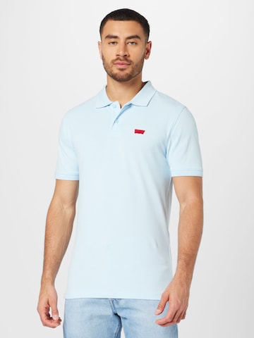 LEVI'S ® Shirt 'Slim Housemark Polo' in Blue: front