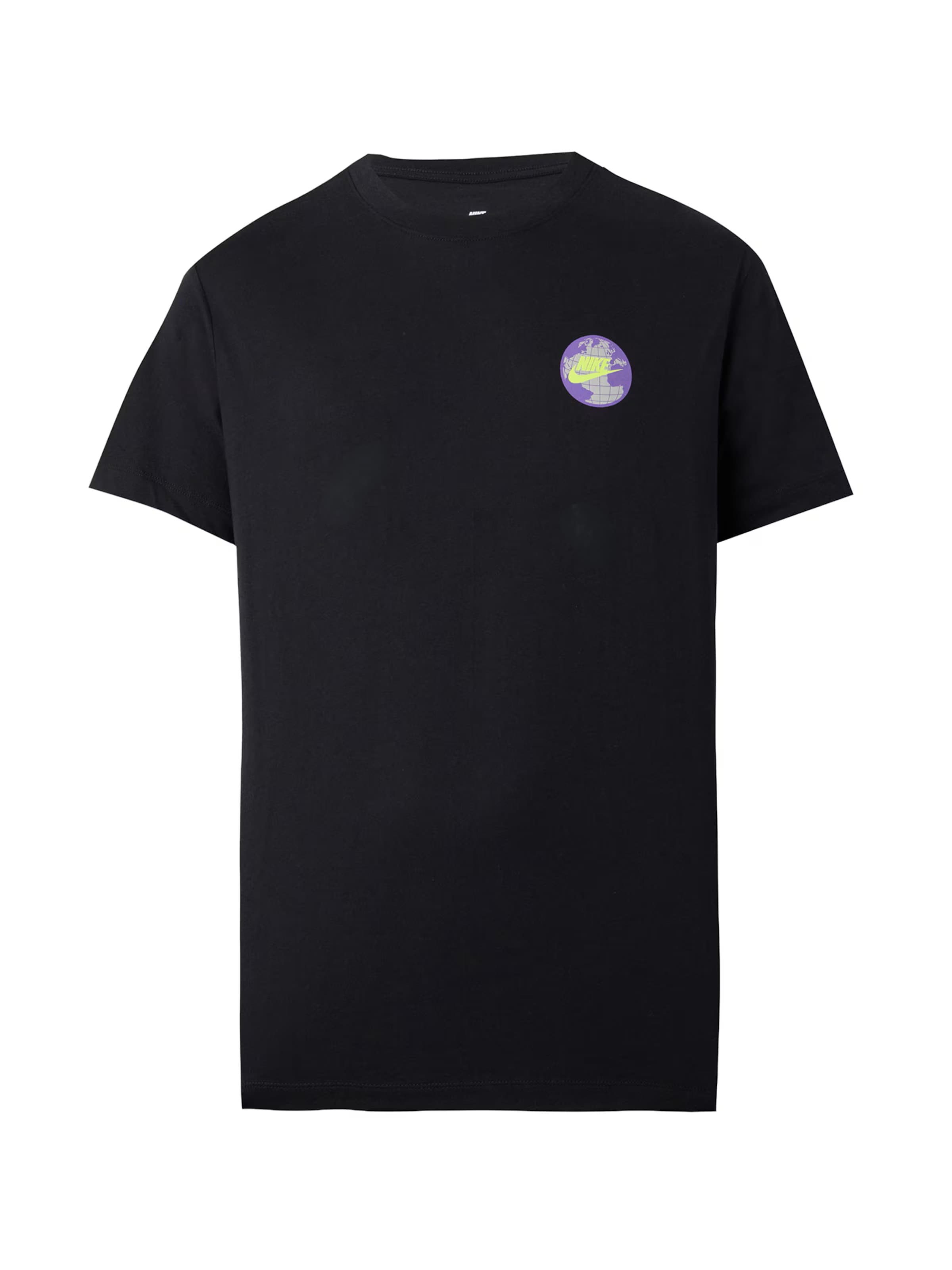 Nike Sportswear Paita 'GLOBE' värissä musta: etupuoli