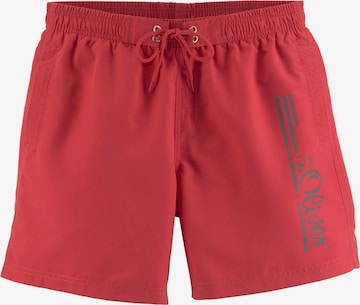 s.Oliver - Bermudas en rojo: frente