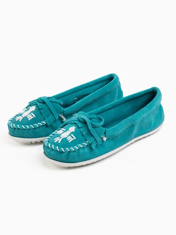 Minnetonka Mocassins 'Thunderbird Limited Edition' in Blauw