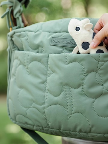 Done by Deer - Mala ' Quilted ' em verde: frente
