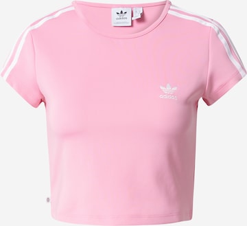 ADIDAS ORIGINALS Shirt 'Adicolor Classics 3-Stripes' in Pink: front