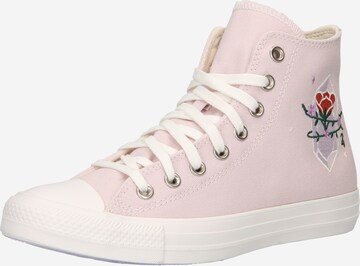 Sneaker înalt 'Chuck Taylor All Star' de la CONVERSE pe roz: față