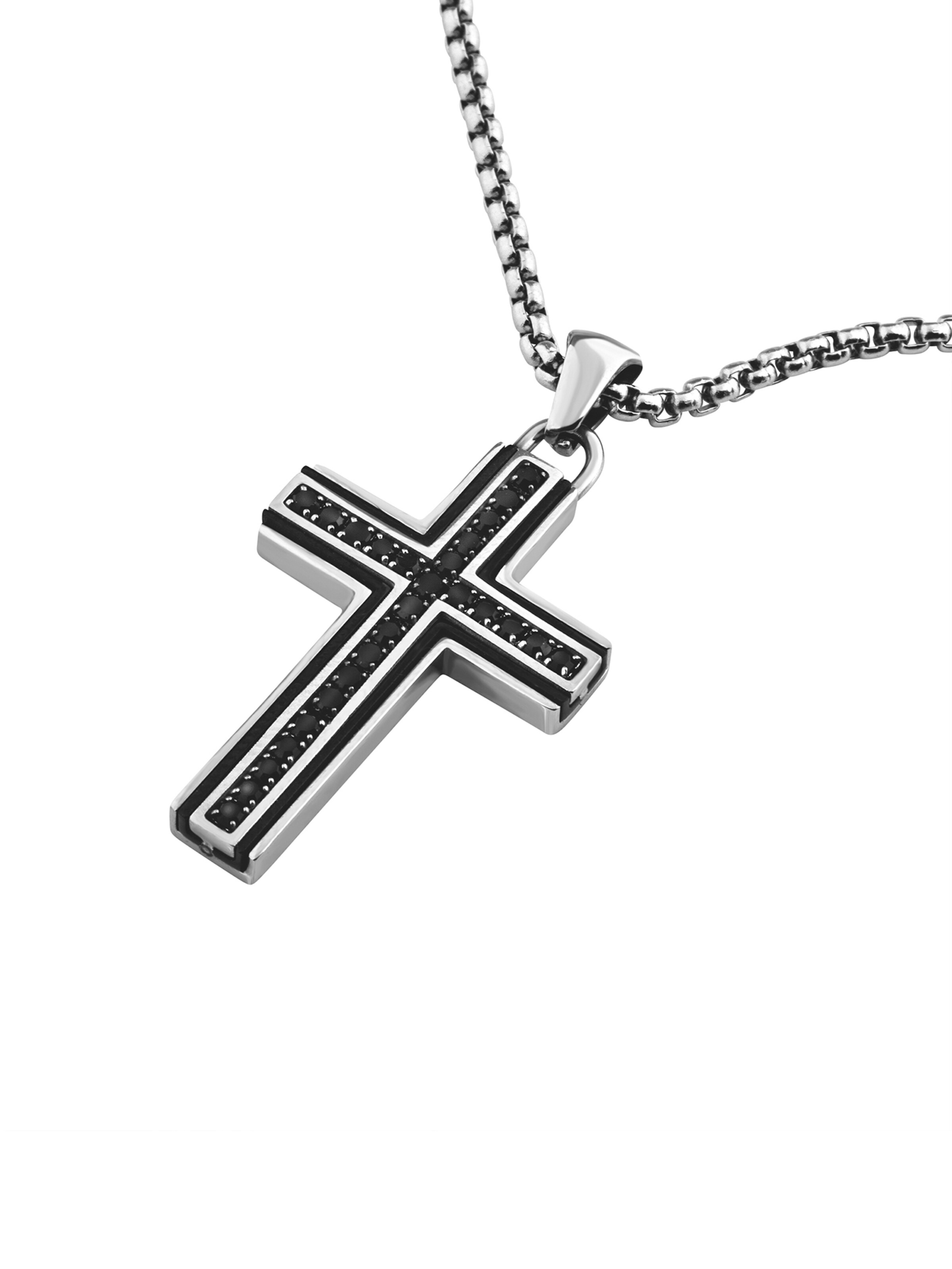 Breil Ketting 'STEEL & SPARK' in Zilver