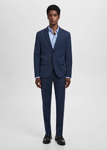 MANGO MAN Regular Fit Sakko 'Paris' in Blau