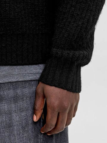 JACK & JONES Knit cardigan in Black