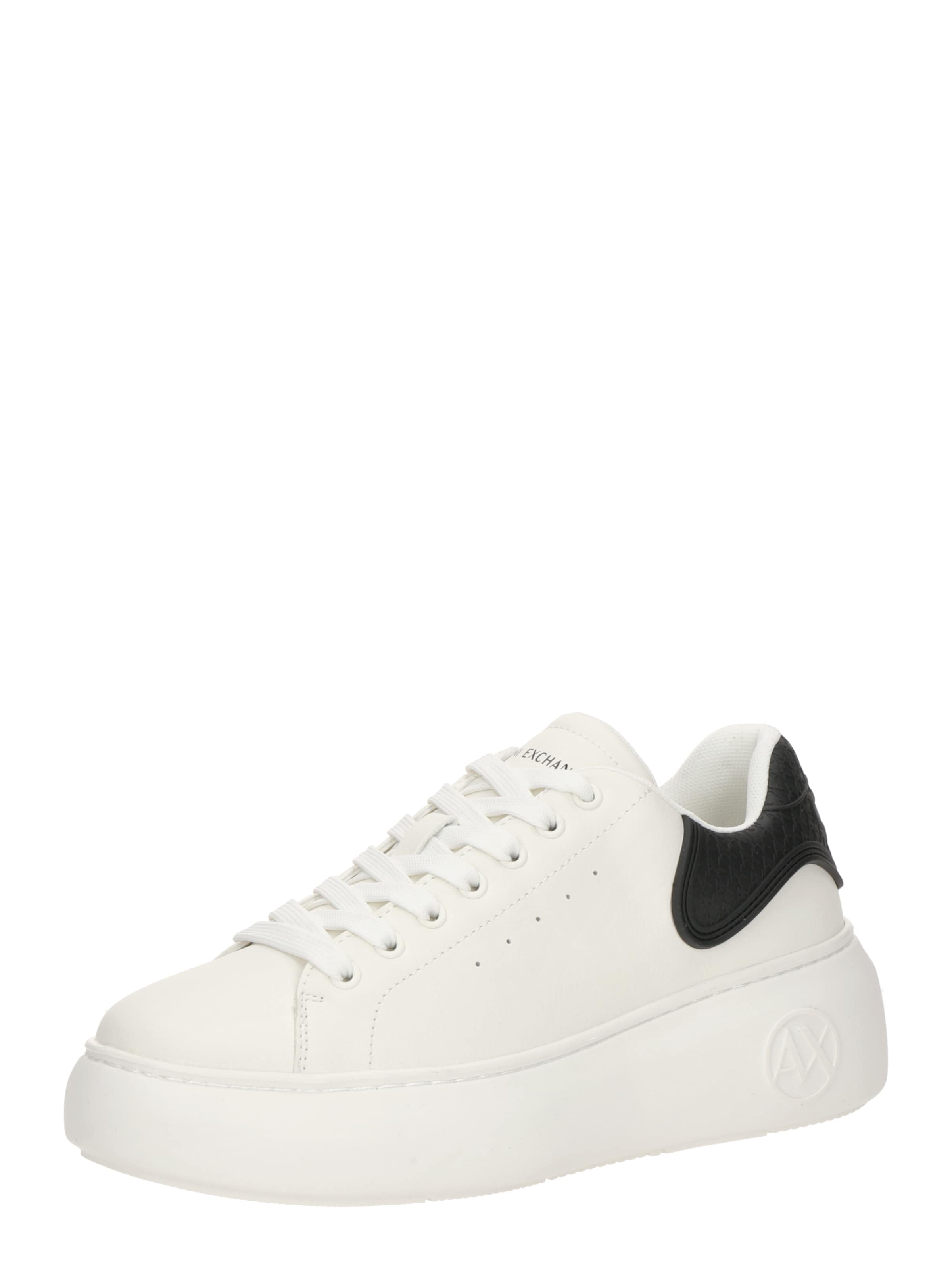 Baskets basses ARMANI EXCHANGE en blanc : devant