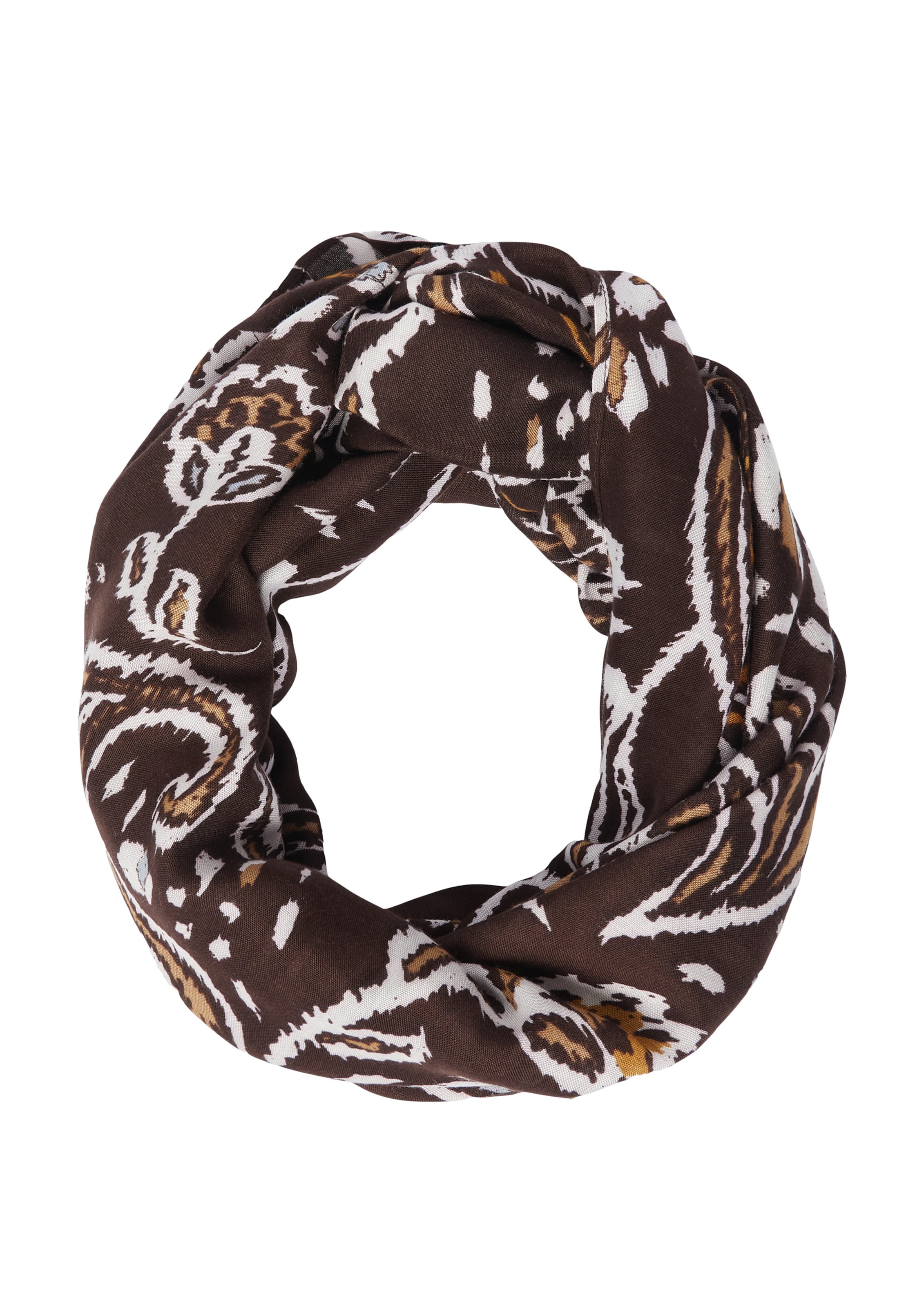 Écharpe tube s.Oliver en marron : devant