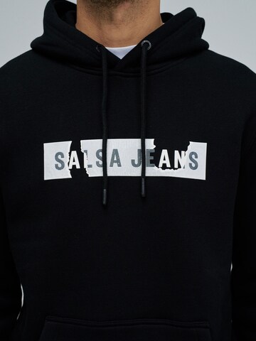 Salsa Jeans Sweatshirt in Schwarz