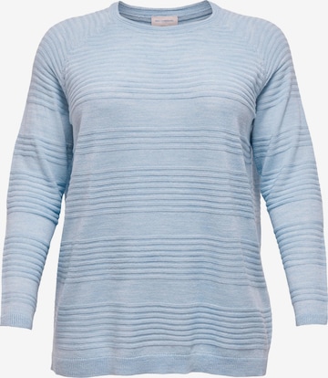 Pullover 'Airplain' di ONLY Carmakoma in blu: frontale