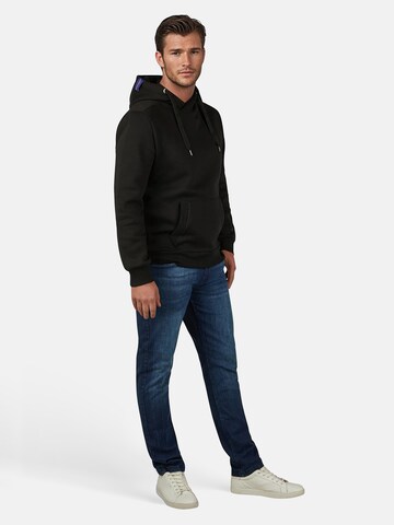 salzhaut Sweatshirt 'HEFF' in Zwart