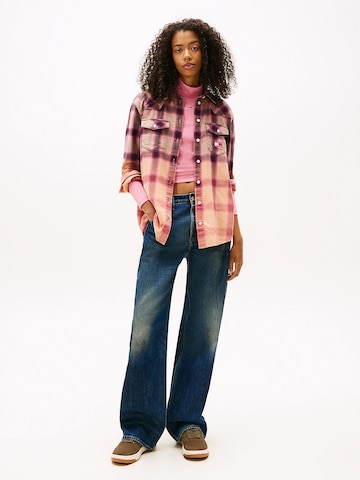 Chemisier Tommy Jeans en rose