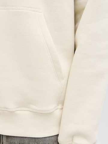 JACK & JONES Sweatshirt 'JORBLeecker' i hvid