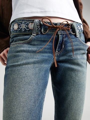 HOLLISTERFlared/zvonoliki kroj Traperice 'SANTA MONICA' - plava boja