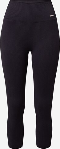 aim'n Skinny Workout Pants in Black: front